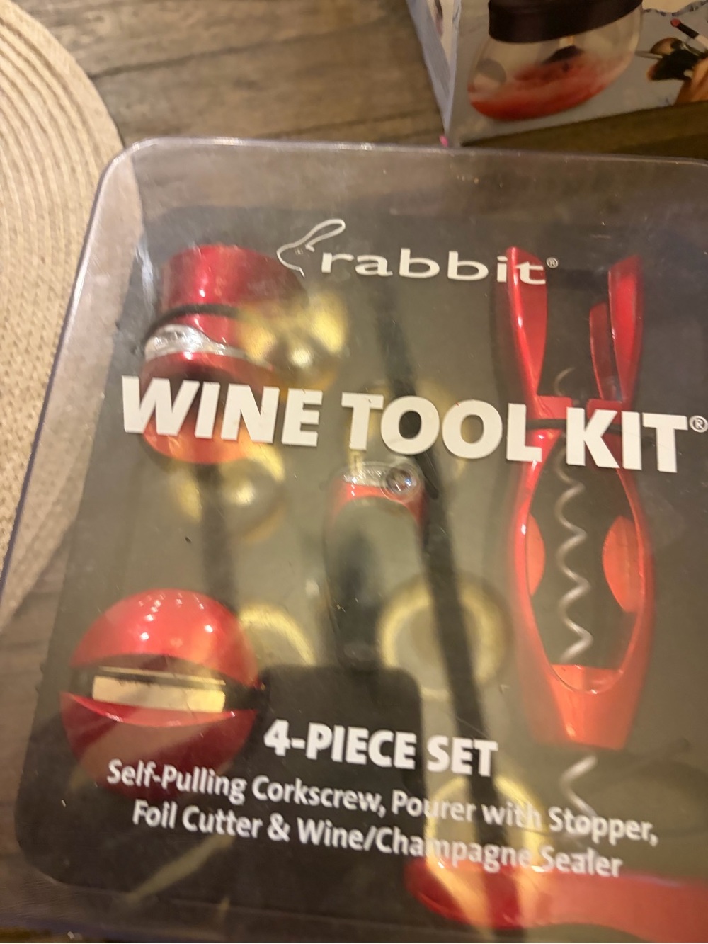 Bed Bath & Beyond Rabbit Red Wine Tool Kit